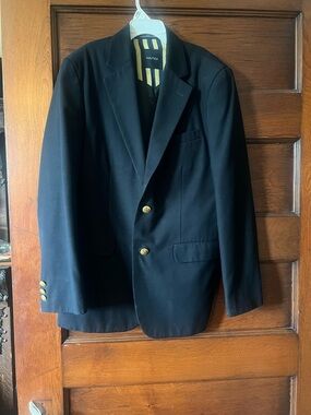 Nautica Boys Navy Blazer with Gold Buttons